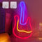 Gitarren Neonschild,Musiknoten Neonschild,Neon Nachtlicht,Neonlampe mit 2 Haken,batterie- oder USB betriebenes Neonlicht,Musik Neonlicht,Neonkunstlicht,Rock Lichtschild für Zuhause,SchlafzimmerDekor
