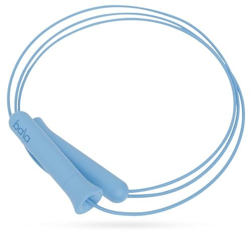 Bala Weighted Jump Rope for Women & Men, Sea - Adjustable & Replaceable Jumping Rope for Adults - Workout Jump Rope Ergonomically Designed for Cardio & HIIT - Skipping Rope with Silicone Handles