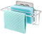 SymPleCr Spülbecken Organizer,Schwammhalter Küche,Küchen Organizer,Spülablage,Spüllappenhalter,Spültuchhalter,Kein Bohren Erforderlich,Edelstahl