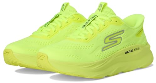 Skechers Women's MAX Run Trainers Lime 5.5