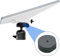 Starlink Mini V4 Gimbal-Halterung, Starlink Aluminium-Halterungsadapter, Mini V4 Grau, Universal-Signalüberwachungsbasis, Starlink-Halterung, 360°-Signalüberwachungsbasis, langlebiges Metall für