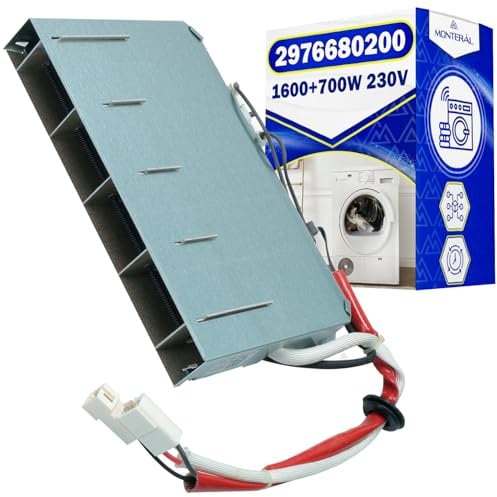 Heizelement Trockner 1600+700W 230V mit dem Originalcode 2976680200 C00865371 für Beko für Blomberg - MADE IN EU - Garantie 10 Jahre - MONTERAL