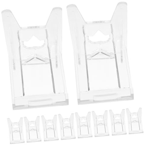SHINEOFI 10stücke Telefonständer Aus Acryl Kleiner Staffelei-ständer Zur Ausstellung Ornament-Halter Bilderständer Kartenhalter Praktisches Display Rack Für Teller Fotos Postkarten