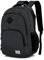 MoFut Rucksack Herren & Damen, Reiserucksack, Schultasche viele Fächer mit 15,6 Laptopfach, Handgepäck Rucksäcke, Backpack für Studenten, Büroangestellte, Reisen Wandern (Schwarz) (Schwarz)