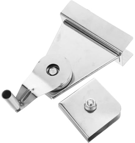 CLISPEED Flag Pole Crank Handle Flag Pole Pulley System Stainless Steel Pulley Wheel for Rope Raising