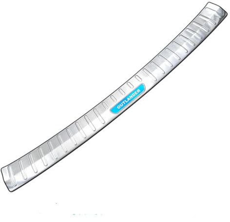 Edelstahl Ladekantenschutz für Mitsubishi Outlander 2016-2021, Stoßstangenschutz Rostfrei Kratzfeste Ladekante Autoteile,A