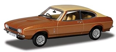 Corgi VA15406 Ford Capri Mk2 3.0 Ghia - Saturn Gold Die-cast Model for adults, 14+ years, collectors