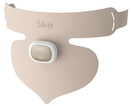 Silk'n LED Chest Mask - Luminous Mask for Dry and Damaged Neckline with Red Light - Wireless - Pink