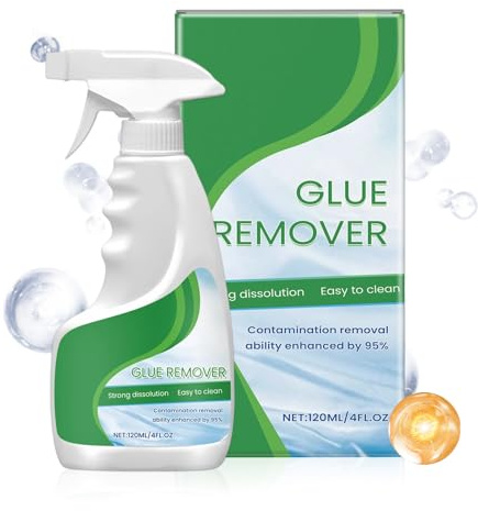 Gentle Glue Remover, Adhesive Cleaner, Powerful Tape Cleaner with Precise Applicator, Cleaning Accessory, Tool with Fast Acting Formula Home and Car Cleaning Gear for Walls Wood Glass