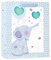 Cards Galore Online Large Birth Baby Boy Gift Bag - Blue Elephant 13x10.25