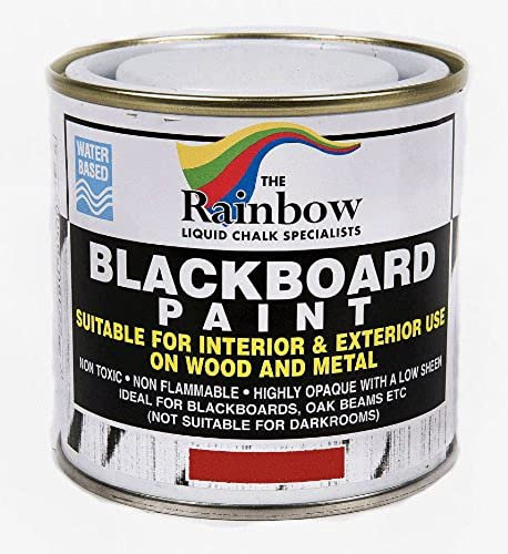 Red Chalkboard Paint - 250ml Ideal to use with Liquid Chalk and Dry Chalk Sticks
