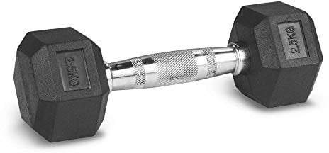 Lex Quinta Hex Hantel - 1x Hexagonal Dumbbell - 2.5kg