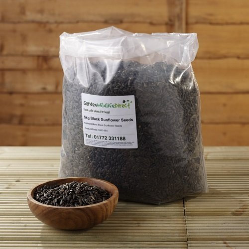 12.55Kg Black Sunflower Seed - Garden Wildlife Wild Bird Food