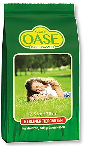 Oase Berliner Tiergarten 2,5 kg Rasensamen Gras Samen Rasen Sport Familie Robust