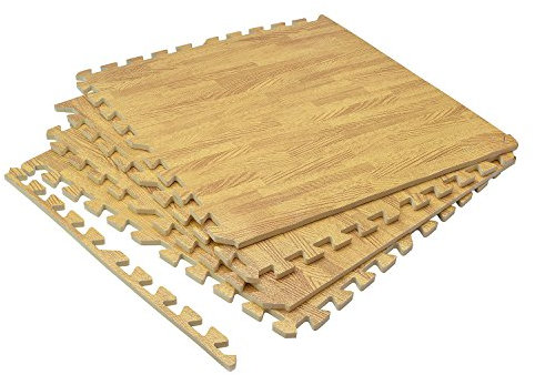 Lions Gym Flooring Mats - Interlocking Eva Foam Mat, Non Slip Rubber Cushion Exercise Puzzle Mats, Home Workout Garage Floor Tiles Indoor Outdoor Fitness