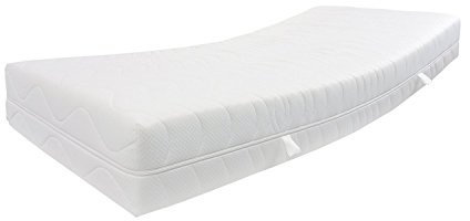 Dibapur 25 cm Höhe ca. Orthopädische Kaltschaummatratze Fest H3, Bezug Waschbar bis 60 C°, 4-Seitigen Reißverschluss, Öko-Tex (140x200)