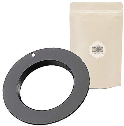 M42 EOS - Anello adattatore per obiettivo M42 verso corpo macchina Canon EOS EF EFS - 100% in metallo - Messa a fuoco infinito conservata - Adaptout marca francese
