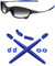 Mryok Ersatz Earsocks Nosepieces Kits für Oakley Juliet Sonnenbrille - Blau