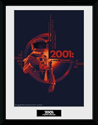 GB eye Ltd 2001 A Space Odyssey Grafikdruck, gerahmt, Holz, 30 x 40 cm, 52 x 44 x 3 cm