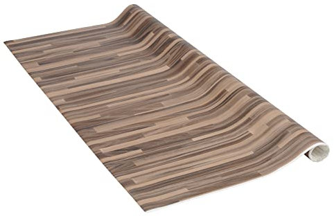 Venilia Lámina adhesiva, Parquet Marrón aspetto legno Marrón, 45cm x 3m, Espesor 95μ, Vinilo autoadhesivo para muebles o cocina, decorativas papel pintado pared, PVC sin ftalatos, Fabricado en UE
