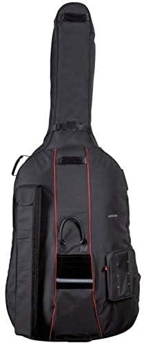 GEWA Kontrabass Gig-Bag Prestige 1/2-25mm Polsterung, Bogentasche, Notentasche, Rucksackgurte