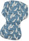 Gesslein Loop 035, Sitzauflage Kinderwagen & Buggy, universel, Wendeeinlage für Sommer & Winter, Tencel atmungsaktiv, Papagei blau