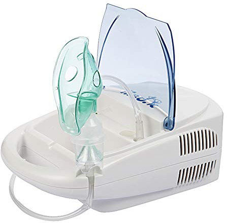 AECEVAN Cool Mist Vaporizer, Inhaler Diffuser Portable Vaporizer Steam Compressor System Kit with Full Mask, 1 Set Accessories Kit for Kids, Adults, Children A