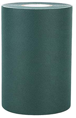 150mmx10m/ 5.9inch x 32.8ft Artificial Grass Tape Self-Adhesive Seaming Turf Tape Joint Tape for Joining Fake Grass Carpet (green)