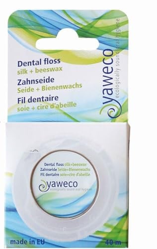Zahnseide aus reiner Seide mit Bienenwachs 6 x 1 Stk