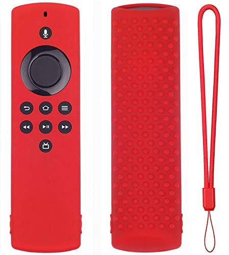 KERDEJAR For Amazon Fire TV Stick Lite Remote Silicone Case Protective Cover Skin Remote control protection Silicone Cover
