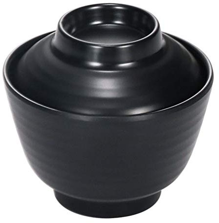 BESTonZON Tazón de sopa japonés, tazón de sopa de miso con tapa, tazones de fideos, tazones de cereales, tazón de ramen para frutas, postre, arroz, pasta, aperitivo