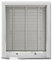 Aprica Venetian Faux Wood PVC Window Blinds with Wooden Grain Finish – Colour Light Grey with Tape Joins and 50mm Depth Slats - Trimmable (45cm Width x 120cm Drop)
