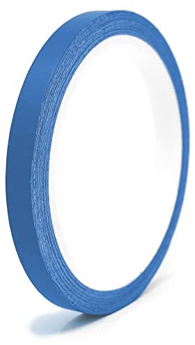 Finest Folia 10 Meter Matt Zierstreifen Auto LKW Motorrad Boot Modellbau Basteln DIY Deko Dekorstreifen Seitenstreifen Klebestreife selbstklebend (Azurblau matt, 7mm Breite)