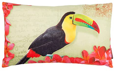 HTI living Dekokissen 30x50 Tukan Sofakissen Kuschelkissen