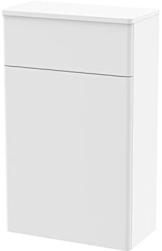 nuie CLA141 Classique Traditional Bathroom Floor Standing WC Toilet Unit (Concealed Cistern and Pan Not Included), 500mm, Satin White