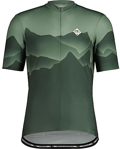 Maloja M Chandolinm. 1/2 Trikot Grün - Schnelltrocknendes funktionelles Herren Bike Trikot, Größe S - Farbe Fir