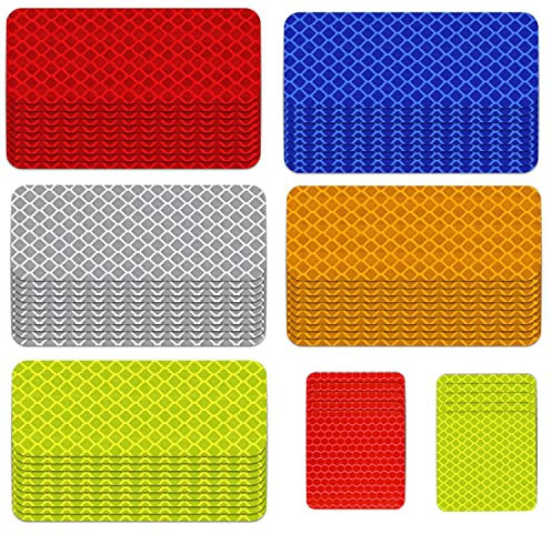 Reflektierendes Klebeband, Sicherheits-Warnaufkleber, Nachtsichtbarkeit, reflektierende Aufkleber, wasserdicht, hohe Intensität, Warnstreifen, Klebeband für Auto, Motorrad, Anhänger, Fahrrad,