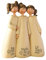 Rachlicy Angel Sisters Figurine Guardian Angel Figurine Ornament for Mom Birthday 3 Girls