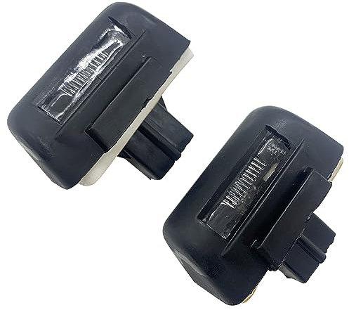 Riloer 1 Pair License Plate Lights Compatible with Ford Transit Connect 2002-2013, MK5 MK6 MK7 1995-2013, Part Number 4388111, 86VB-13550-AH, 86VB-13550-AC