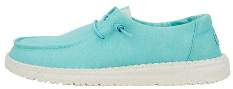 HEYDUDE Wendy Canvas - Womens Shoes - Turquoise - Size EU 36