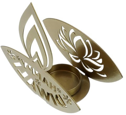 Amosfun Diwali Teelichthalter Eleganter Kerzenständer Für Festdekoration Handgefertigte Tischdeko Für Partys Und Hochzeiten Wärme Und Zuhause