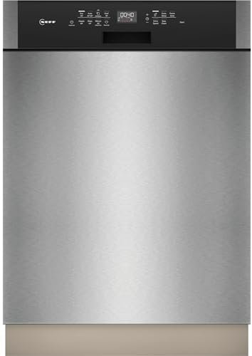 NEFF S127YCS04E, N 70, Smarter Unterbau-Geschirrspüler, 60cm, Besteckschublade, Made in Germany, Zeolith-Trocknung, besonders leise Spülmaschine, Oberkorb höhenverstellbar, Schmutzerkennung, Aqua Stop