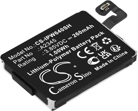 Battery For Apple Watch Series S6 40mm, A2345,
