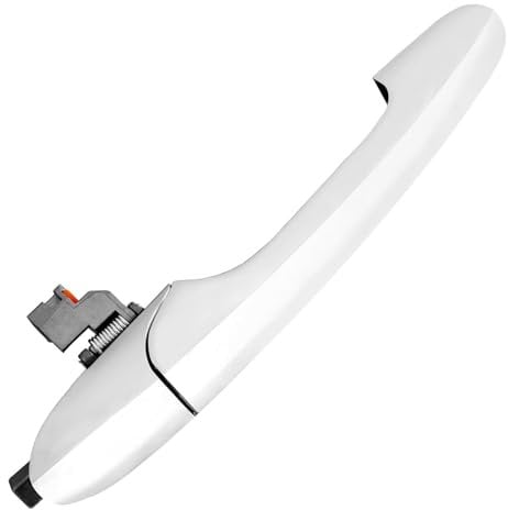 ANBOO Outer Chrome Door Handle Left Side for Fiat 500 2007-2016 for Abarth 500 595 695 2008-2016 Passenger Side, 735592026, 73545876