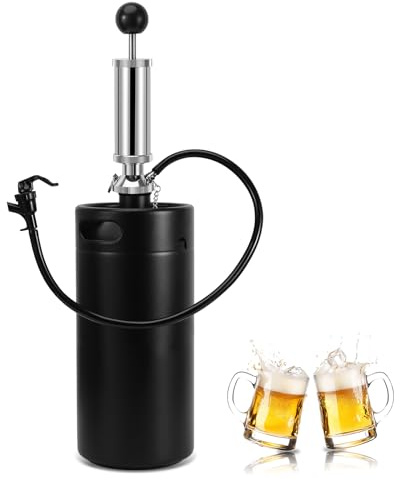 Imaictuu Mini-Fass-Handpumpe, Edelstahl, 3,6 l