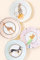 YVONNE ELLEN Animal Tea Plates (set Of 4)