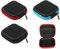 Paquete de 3 mini estuche para almacenamiento de auriculares, estuche protector para auriculares, caja de almacenamiento, estuche portátil para almacenamiento de auriculares, bolso multifuncional