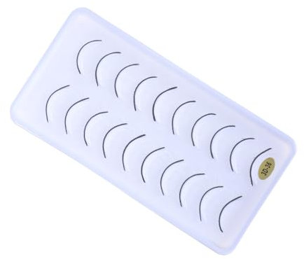 MUSISALY 10paare Kreative Weiße Fake Eyelashes Weiche Leichte Wimpern Für Perfekten Bühnenlook Wiederverwendbar Für Einen Natürlichen Und Dramatischen Augenaufschlag