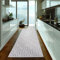 Carpetsale24 In- & Outdoor Teppich Läufer 80x250 cm – Wetterfest & Pflegeleicht – Creme Teppich mit Rauten Design & 3D Hoch-Tief-Effekt – Für Küche, Terrasse, Balkon, Flur & Schlafzimmer