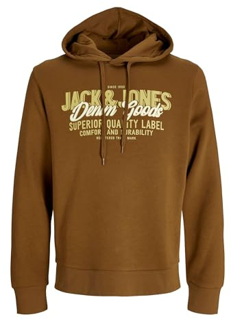 JACK & JONES Male Kapuzenpullover Logo Kapuzenpullover
